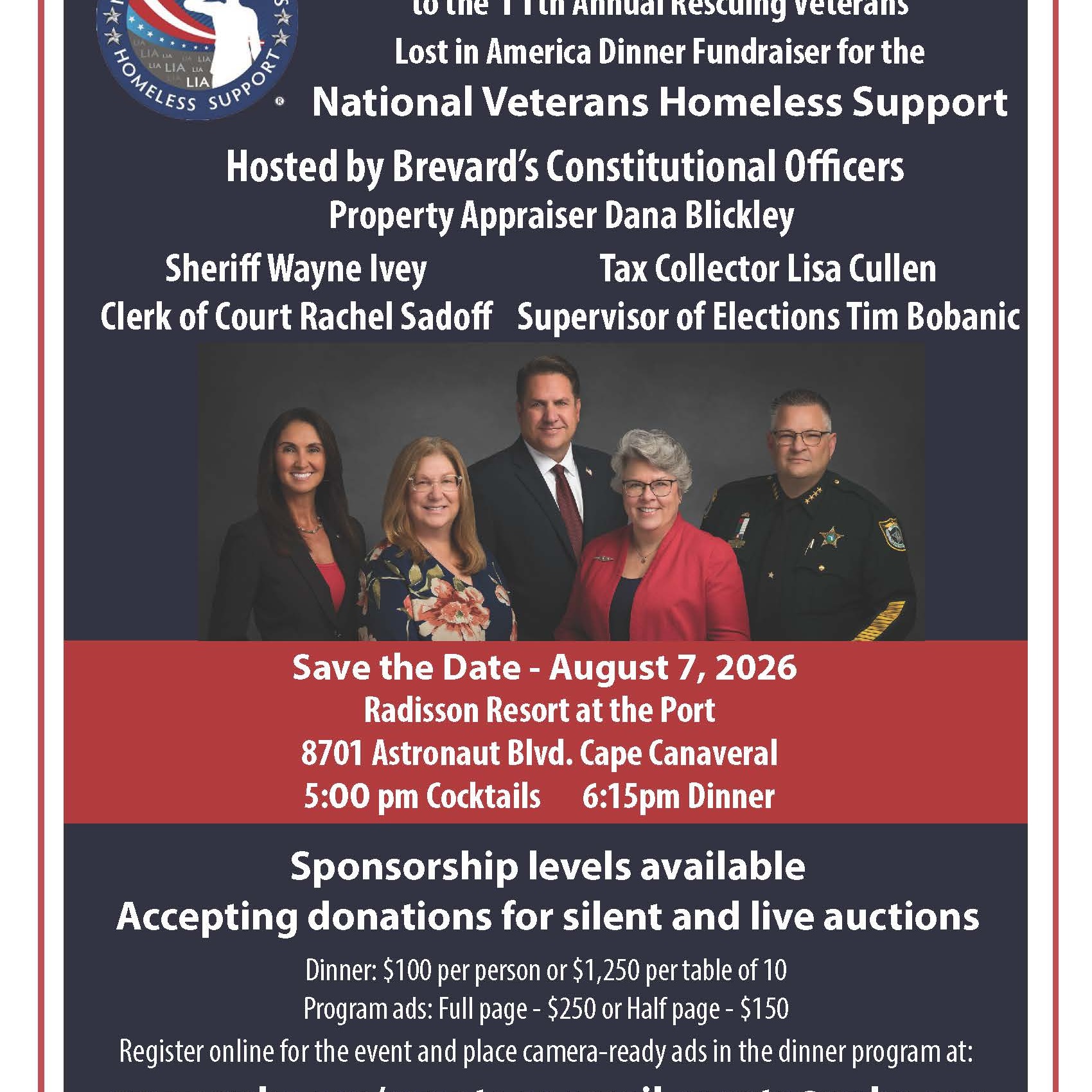 11th Annual Rescuing Veterans Lost in America Gala - logo